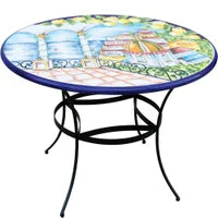 Domiziani Dining Table Base 25 x 25 x 28, Black, ceramics, pottery, italian design, majolica, handmade, handcrafted, handpainted, home decor, kitchen art, home goods, deruta, majolica, Artisan, treasures, traditional art, modern art, gift ideas, style, SF, shop small business, artists, shop online, landmark store, legacy, one of a kind, limited edition, gift guide, gift shop, retail shop, decorations, shopping, italy, home staging, home decorating, home interiors