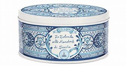 Fiasconaro and Dolce & Gabbana Colomba Alle Mandorle di Sicilia  - Blue Tin