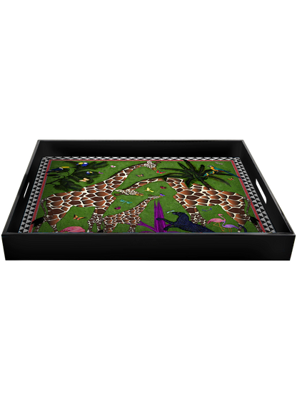 Ortigia Sicilia Green Giraff Tray - Large