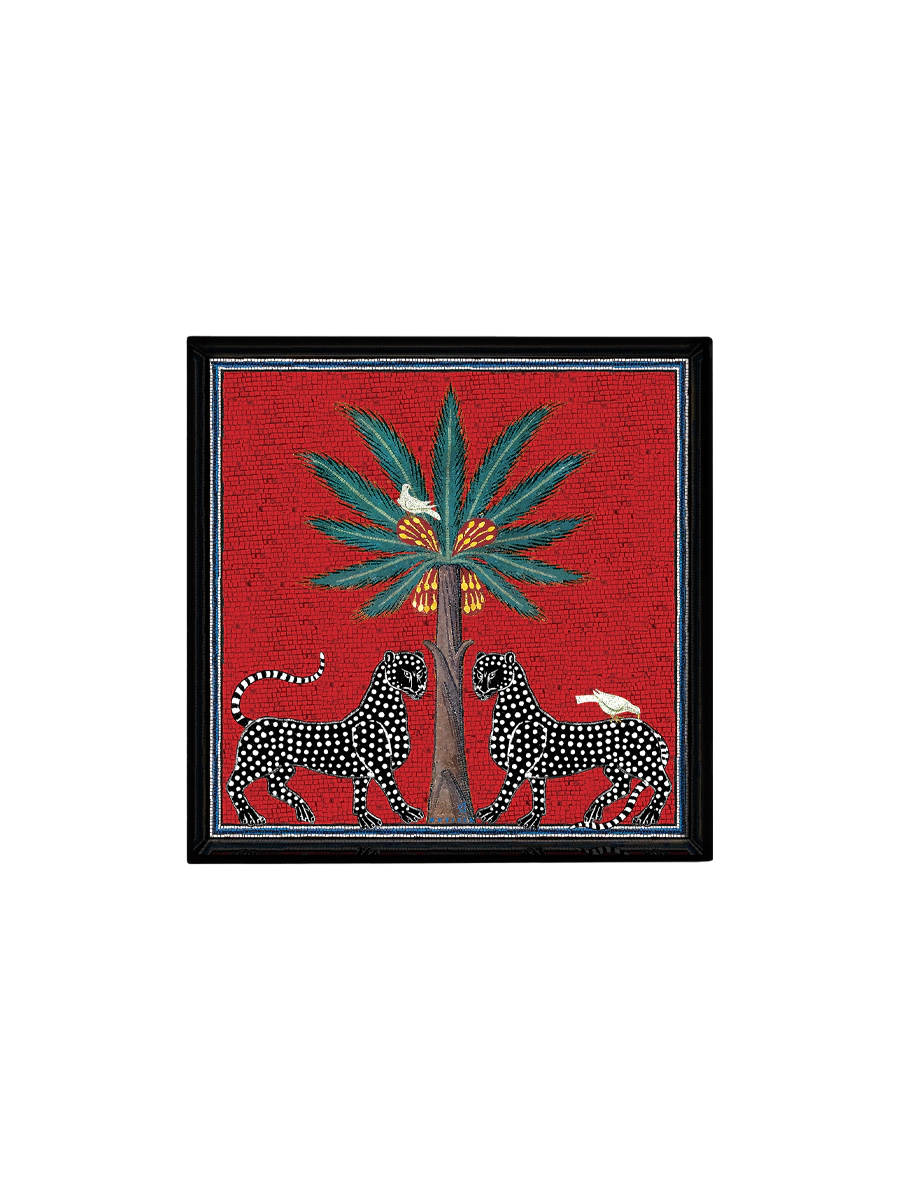 Ortigia Sicilia Square Tray - Red