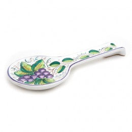 Frutta Utensil - Spoon Rest, ceramics, pottery, italian design, majolica, handmade, handcrafted, handpainted, home decor, kitchen art, home goods, deruta, majolica, Artisan, treasures, traditional art, modern art, gift ideas, style, SF, shop small business, artists, shop online, landmark store, legacy, one of a kind, limited edition, gift guide, gift shop, retail shop, decorations, shopping, italy, home staging, home decorating, home interiors