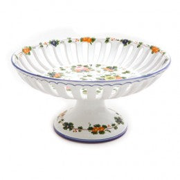 Rosa Fruit Bowl with Pedestal