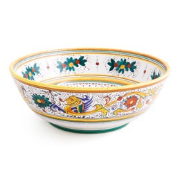 Raffaellesco Vegetable Bowl, Biordi dishes, Italian Ceramics, Deruta Pottery, Majolica