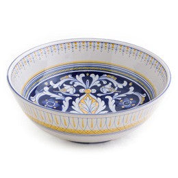 Antico Deruta Vegetable Bowl, 10", ceramics, pottery, italian design, majolica, handmade, handcrafted, handpainted, home decor, kitchen art, home goods, deruta, majolica, Artisan, treasures, traditional art, modern art, gift ideas, style, SF, shop small business, artists, shop online, landmark store, legacy, one of a kind, limited edition, gift guide, gift shop, retail shop, decorations, shopping, italy, home staging, home decorating, home interiors