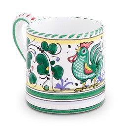 Orvieto Mug, ceramics, pottery, italian design, majolica, handmade, handcrafted, handpainted, home decor, kitchen art, home goods, deruta, majolica, Artisan, treasures, traditional art, modern art, gift ideas, style, SF, shop small business, artists, shop online, landmark store, legacy, one of a kind, limited edition, gift guide, gift shop, retail shop, decorations, shopping, italy, home staging, home decorating, home interiors