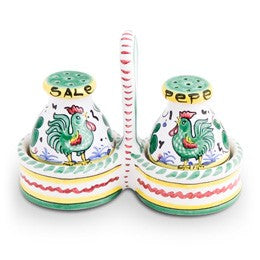 Orvieto Salt & Pepper Set, ceramics, pottery, italian design, majolica, handmade, handcrafted, handpainted, home decor, kitchen art, home goods, deruta, majolica, Artisan, treasures, traditional art, modern art, gift ideas, style, SF, shop small business, artists, shop online, landmark store, legacy, one of a kind, limited edition, gift guide, gift shop, retail shop, decorations, shopping, italy, home staging, home decorating, home interiors