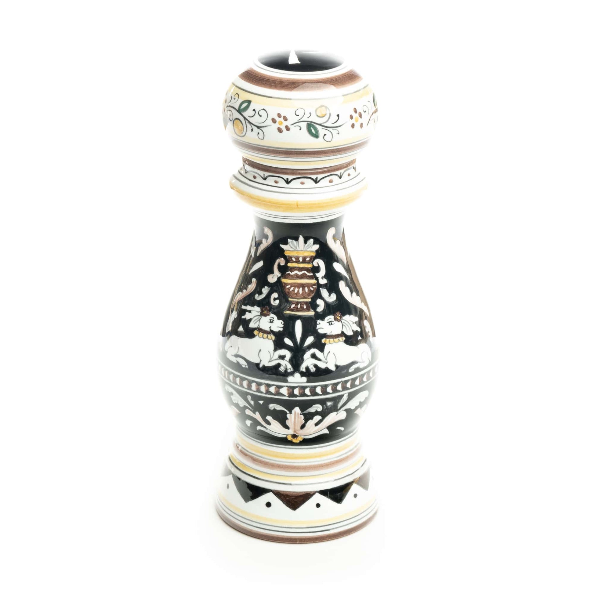 Siena - Pepper Grinder, ceramics, pottery, italian design, majolica, handmade, handcrafted, handpainted, home decor, kitchen art, home goods, deruta, majolica, Artisan, treasures, traditional art, modern art, gift ideas, style, SF, shop small business, artists, shop online, landmark store, legacy, one of a kind, limited edition, gift guide, gift shop, retail shop, decorations, shopping, italy, home staging, home decorating, home interiors