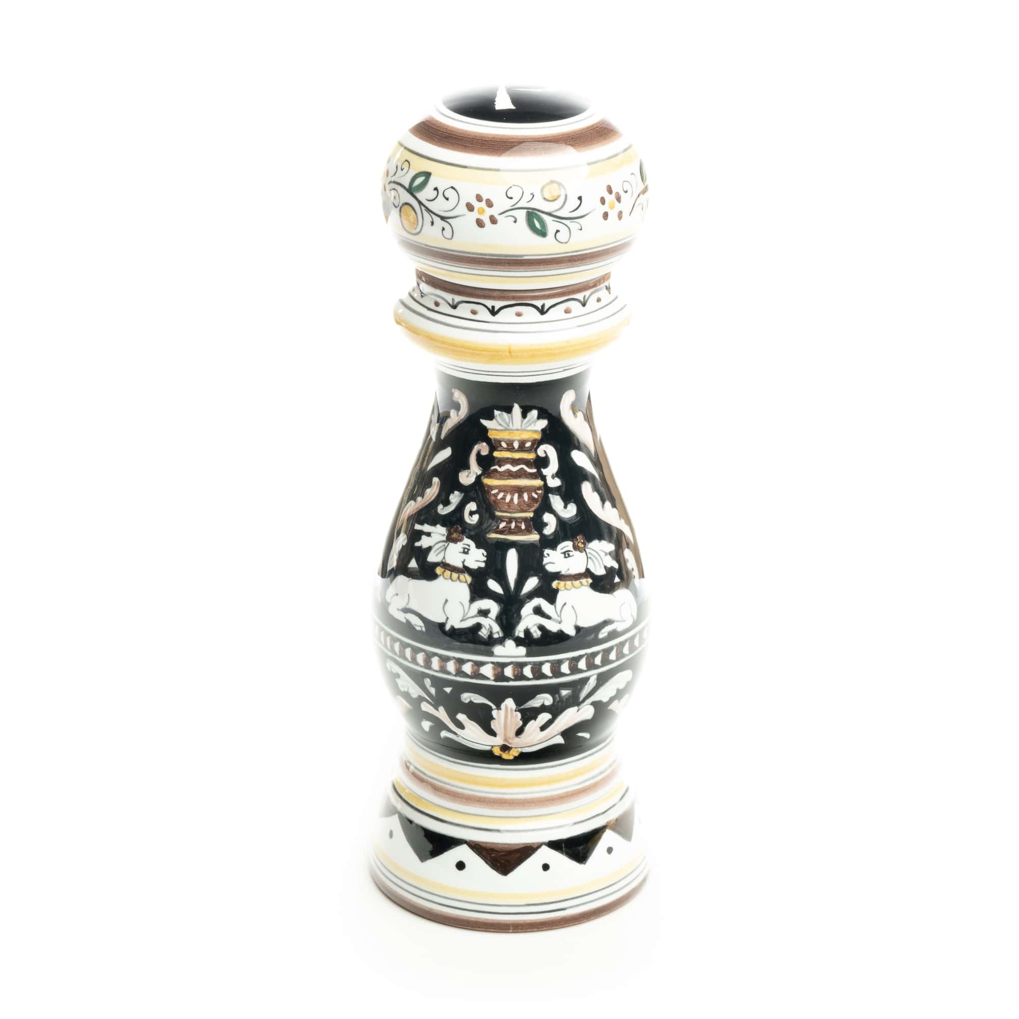 Siena - Salt & Pepper Grinder Set, ceramics, pottery, italian design, majolica, handmade, handcrafted, handpainted, home decor, kitchen art, home goods, deruta, majolica, Artisan, treasures, traditional art, modern art, gift ideas, style, SF, shop small business, artists, shop online, landmark store, legacy, one of a kind, limited edition, gift guide, gift shop, retail shop, decorations, shopping, italy, home staging, home decorating, home interiors