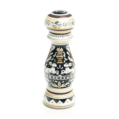 Siena - Salt Grinder, ceramics, pottery, italian design, majolica, handmade, handcrafted, handpainted, home decor, kitchen art, home goods, deruta, majolica, Artisan, treasures, traditional art, modern art, gift ideas, style, SF, shop small business, artists, shop online, landmark store, legacy, one of a kind, limited edition, gift guide, gift shop, retail shop, decorations, shopping, italy, home staging, home decorating, home interiors