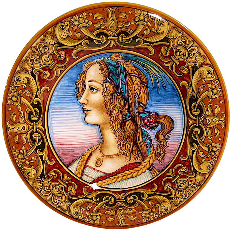 La Bella Simonetta by Niccacci, Francesca Niccacci, ceramics, pottery, italian design, majolica, handmade, handcrafted, handpainted, home decor, kitchen art, home goods, deruta, majolica, Artisan, treasures, traditional art, modern art, gift ideas, style, SF, shop small business, artists, shop online, landmark store, legacy, one of a kind, limited edition, gift guide, gift shop, retail shop, decorations, shopping, italy, home staging, home decorating, home interiors
