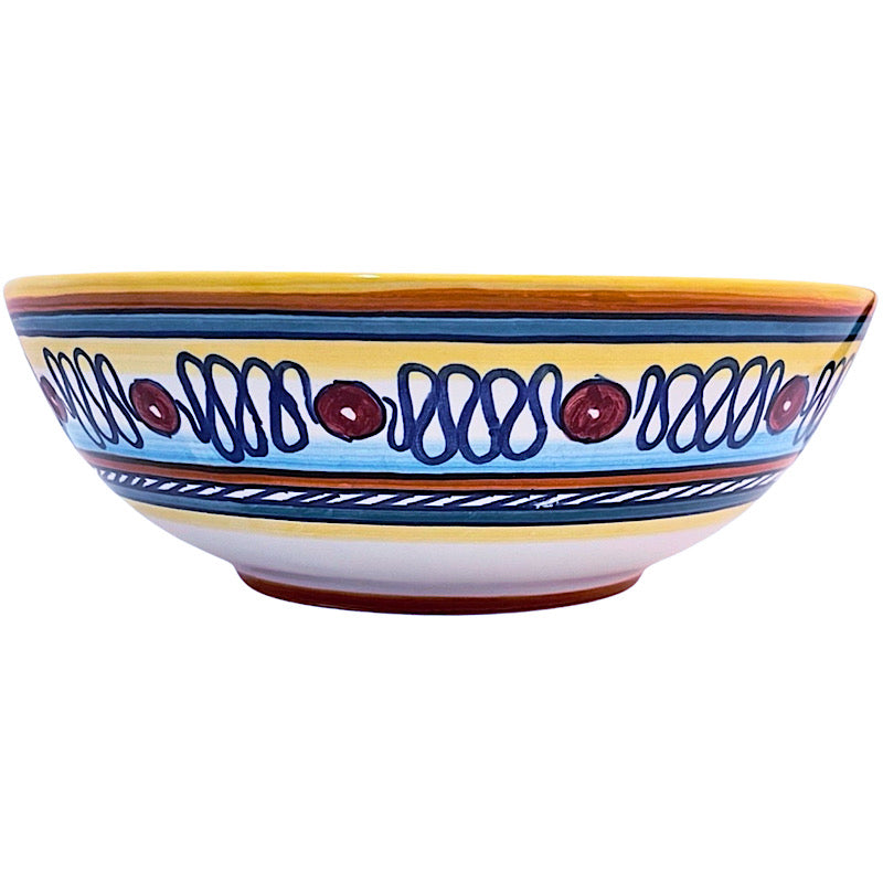  Collectible Majolica Vegetable Bowl Design B-64, ceramics, pottery, italian design, majolica, handmade, handcrafted, handpainted, home decor, kitchen art, home goods, deruta, majolica, Artisan, treasures, traditional art, modern art, gift ideas, style, SF, shop small business, artists, shop online, landmark store, legacy, one of a kind, limited edition, gift guide, gift shop, retail shop, decorations, shopping, italy, home staging, home decorating, home interiors