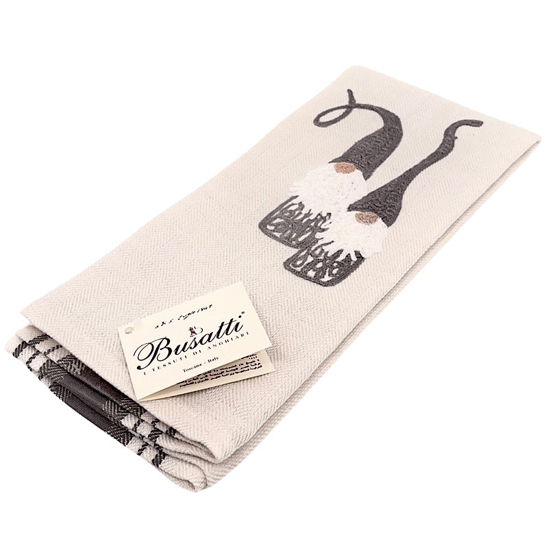 Buy Busatti Kitchen Towel Thick Striped Design, Black & White at Biordi Art  Imports