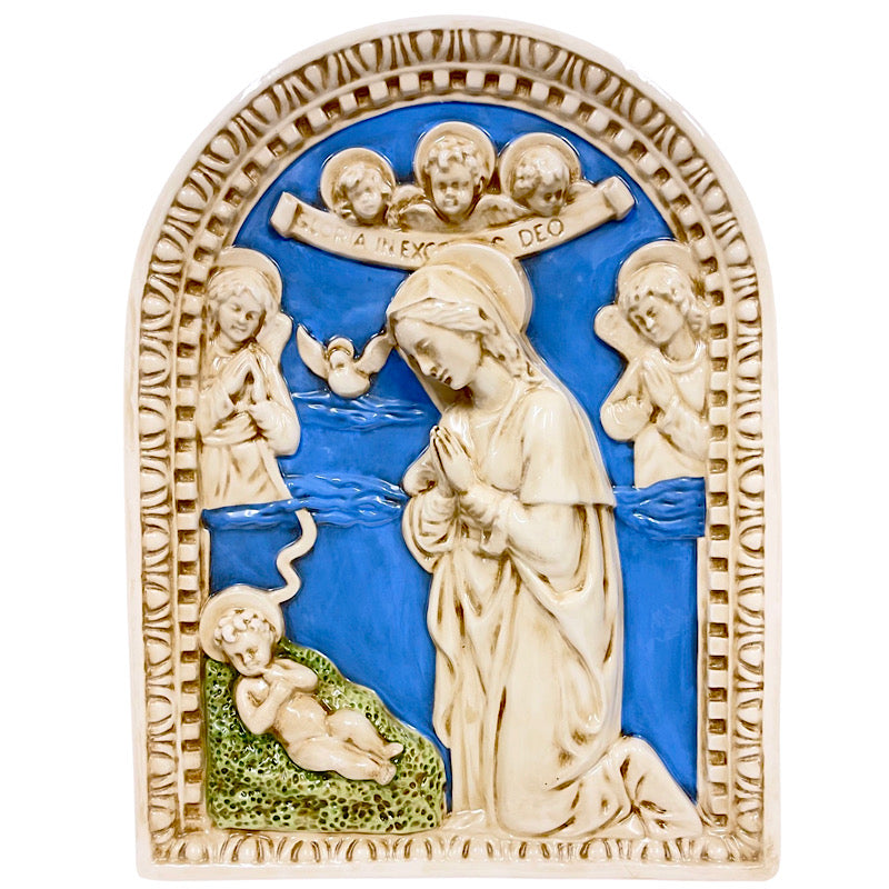 Della Robbia - large: Nativity with Angels- 24" d