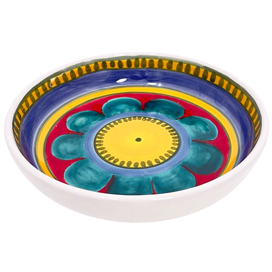 Rainbow Flower Rings Pasta Bowl
