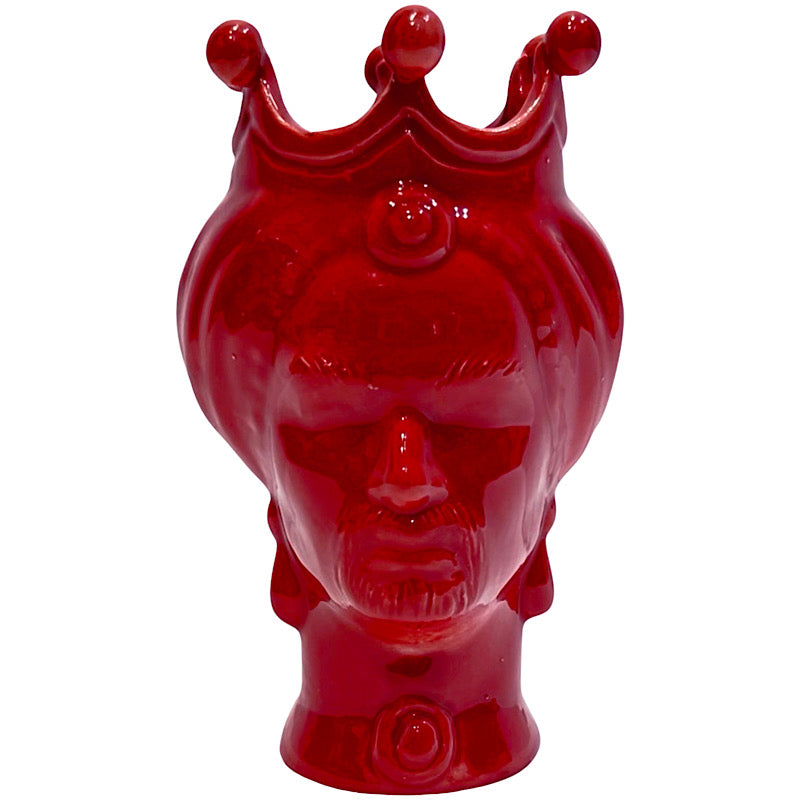 Modern Moro Red Moorish Head, Mini Size, Red
