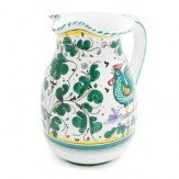 Orvieto Pitcher, 1 Qt., ceramics, pottery, italian design, majolica, handmade, handcrafted, handpainted, home decor, kitchen art, home goods, deruta, majolica, Artisan, treasures, traditional art, modern art, gift ideas, style, SF, shop small business, artists, shop online, landmark store, legacy, one of a kind, limited edition, gift guide, gift shop, retail shop, decorations, shopping, italy, home staging, home decorating, home interiors