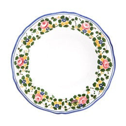 Rosa Plate - Pasta/ Soup, Simplified - Set of 8, ceramics, pottery, italian design, majolica, handmade, handcrafted, handpainted, home decor, kitchen art, home goods, deruta, majolica, Artisan, treasures, traditional art, modern art, gift ideas, style, SF, shop small business, artists, shop online, landmark store, legacy, one of a kind, limited edition, gift guide, gift shop, retail shop, decorations, shopping, italy, home staging, home decorating, home interiors