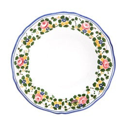 Rosa Plate - Pasta/ Soup, Simplified - Set of 4, ceramics, pottery, italian design, majolica, handmade, handcrafted, handpainted, home decor, kitchen art, home goods, deruta, majolica, Artisan, treasures, traditional art, modern art, gift ideas, style, SF, shop small business, artists, shop online, landmark store, legacy, one of a kind, limited edition, gift guide, gift shop, retail shop, decorations, shopping, italy, home staging, home decorating, home interiors