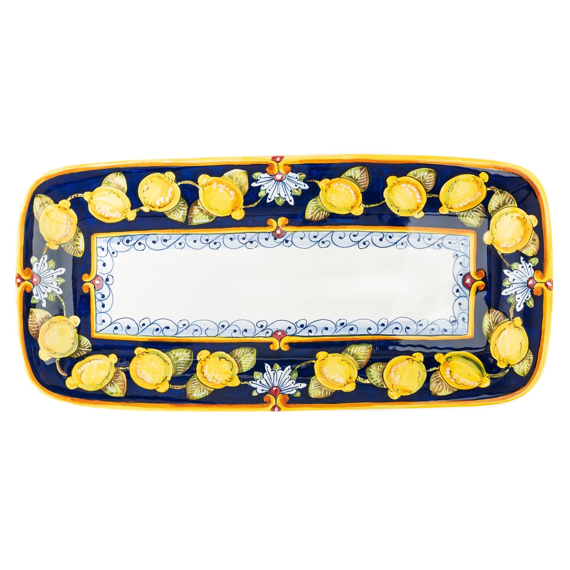 Pia's Lemons Rectangular Platter, 20