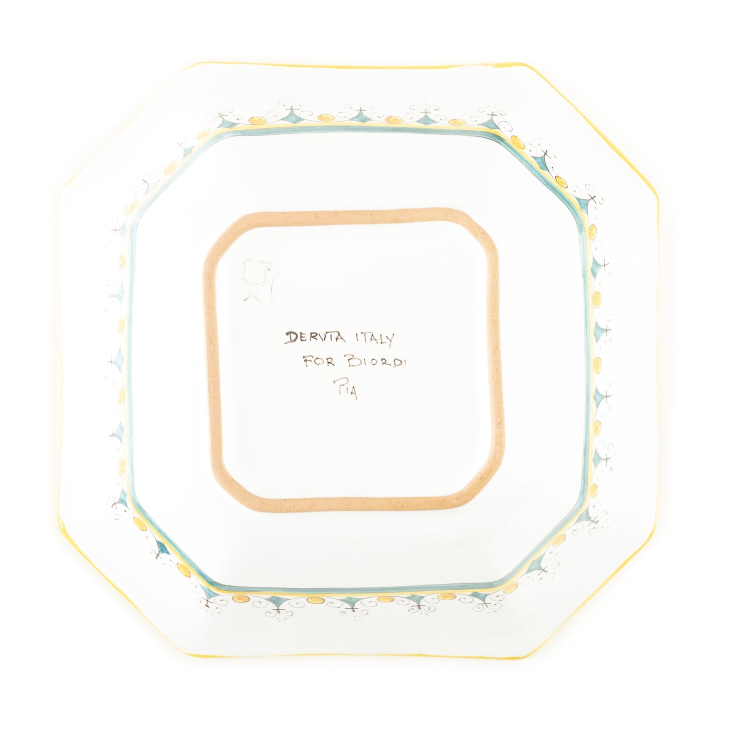 Raffaellesco Vario Rosso Octagonal Square Bowl, ceramics, pottery, italian design, majolica, handmade, handcrafted, handpainted, home decor, kitchen art, home goods, deruta, majolica, Artisan, treasures, traditional art, modern art, gift ideas, style, SF, shop small business, artists, shop online, landmark store, legacy, one of a kind, limited edition, gift guide, gift shop, retail shop, decorations, shopping, italy, home staging, home decorating, home interiors