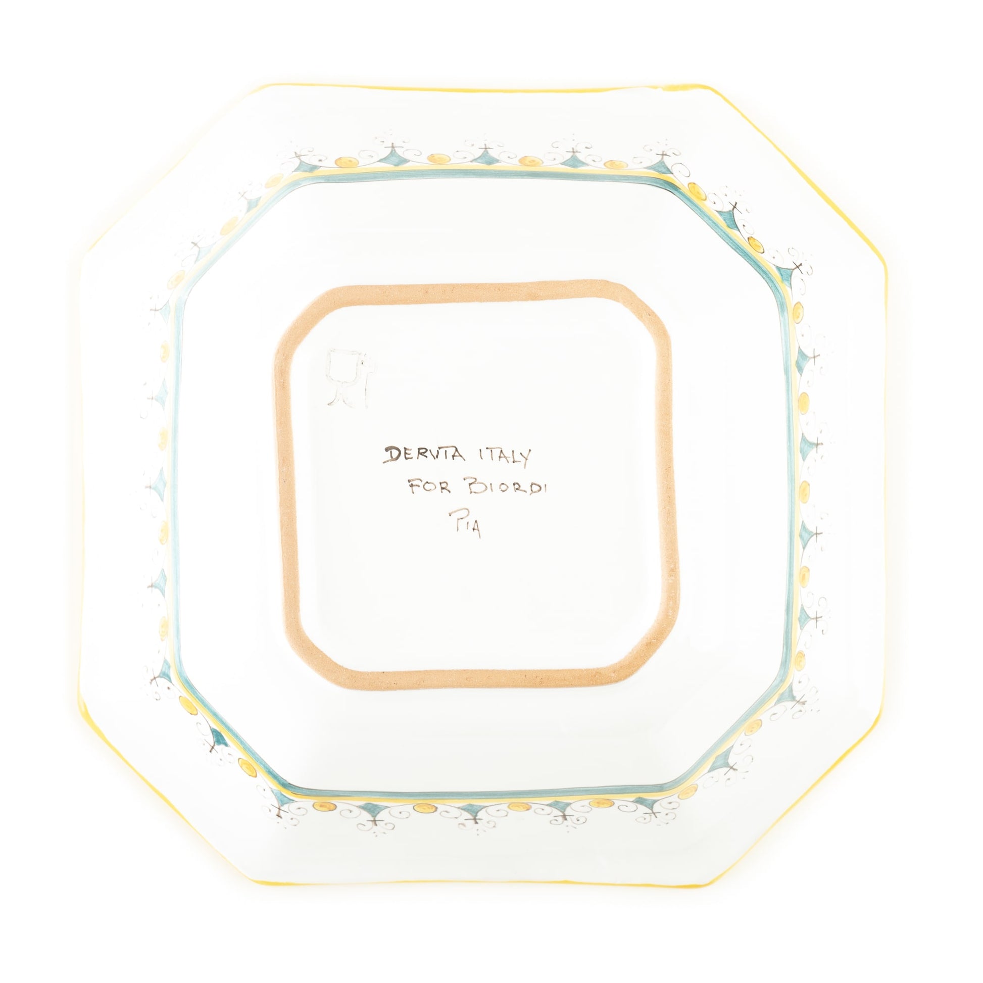 Raffaellesco Vario Rosso Octagonal Square Bowl, ceramics, pottery, italian design, majolica, handmade, handcrafted, handpainted, home decor, kitchen art, home goods, deruta, majolica, Artisan, treasures, traditional art, modern art, gift ideas, style, SF, shop small business, artists, shop online, landmark store, legacy, one of a kind, limited edition, gift guide, gift shop, retail shop, decorations, shopping, italy, home staging, home decorating, home interiors