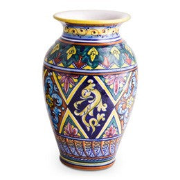 Collectible Majolica Dragon Vase