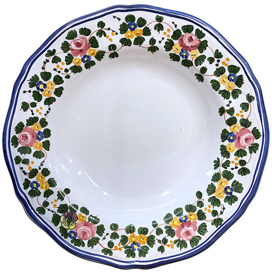 Rosa: Dinner Plate, Simplified Design - Set of 8