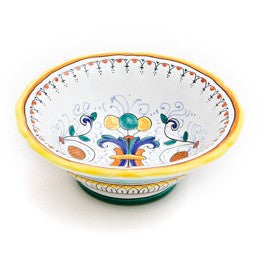 Ricco Deruta Ice Cream Bowl - 5", ceramics, pottery, italian design, majolica, handmade, handcrafted, handpainted, home decor, kitchen art, home goods, deruta, majolica, Artisan, treasures, traditional art, modern art, gift ideas, style, SF, shop small business, artists, shop online, landmark store, legacy, one of a kind, limited edition, gift guide, gift shop, retail shop, decorations, shopping, italy, home staging, home decorating, home interiors