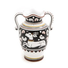 Siena Vase with Handles, Biordi dishes, Italian Ceramics, Italian Dinnerware, Italian Pottery, Deruta, Majolica
