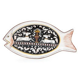 Siena Fish Platter, ceramics, pottery, italian design, majolica, handmade, handcrafted, handpainted, home decor, kitchen art, home goods, deruta, majolica, Artisan, treasures, traditional art, modern art, gift ideas, style, SF, shop small business, artists, shop online, landmark store, legacy, one of a kind, limited edition, gift guide, gift shop, retail shop, decorations, shopping, italy, home staging, home decorating, home interiors