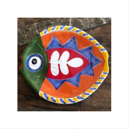 De Simone Baby Fish Plate, ceramics, pottery, italian design, majolica, handmade, handcrafted, handpainted, home decor, kitchen art, home goods, deruta, majolica, Artisan, treasures, traditional art, modern art, gift ideas, style, SF, shop small business, artists, shop online, landmark store, legacy, one of a kind, limited edition, gift guide, gift shop, retail shop, decorations, shopping, italy, home staging, home decorating, home interiors