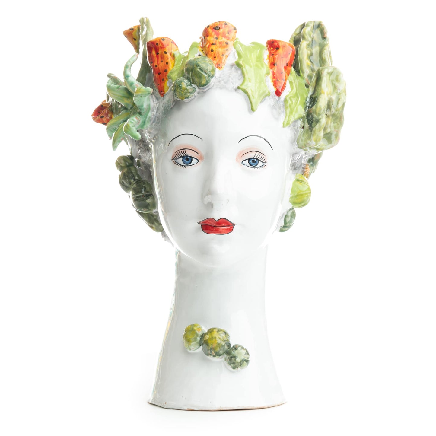 Ceramiche D'arte Dolfi Sculpture with Succulents, ceramics, pottery, italian design, majolica, handmade, handcrafted, handpainted, home decor, kitchen art, home goods, deruta, majolica, Artisan, treasures, traditional art, modern art, gift ideas, style, SF, shop small business, artists, shop online, landmark store, legacy, one of a kind, limited edition, gift guide, gift shop, retail shop, decorations, shopping, italy, home staging, home decorating, home interiors