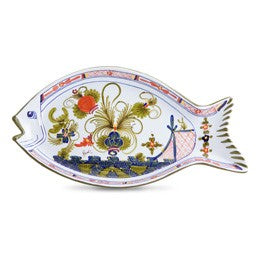 Blue Carnation Platter - Fish Large, ceramics, pottery, italian design, majolica, handmade, handcrafted, handpainted, home decor, kitchen art, home goods, deruta, majolica, Artisan, treasures, traditional art, modern art, gift ideas, style, SF, shop small business, artists, shop online, landmark store, legacy, one of a kind, limited edition, gift guide, gift shop, retail shop, decorations, shopping, italy, home staging, home decorating, home interiors