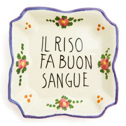 Italian Proverb Tray 12: Laughter is the best medicine., ceramics, pottery, italian design, majolica, handmade, handcrafted, handpainted, home decor, kitchen art, home goods, deruta, majolica, Artisan, treasures, traditional art, modern art, gift ideas, style, SF, shop small business, artists, shop online, landmark store, legacy, one of a kind, limited edition, gift guide, gift shop, retail shop, decorations, shopping, italy, home staging, home decorating, home interiors