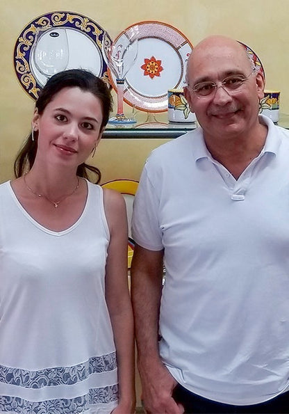 Geribi Large Mug (PG04) Red Peacock Design, ceramics, pottery, italian design, majolica, handmade, handcrafted, handpainted, home decor, kitchen art, home goods, deruta, majolica, Artisan, treasures, traditional art, modern art, gift ideas, style, SF, shop small business, artists, shop online, landmark store, legacy, one of a kind, limited edition, gift guide, gift shop, retail shop, decorations, shopping, italy, home staging, home decorating, home interiors