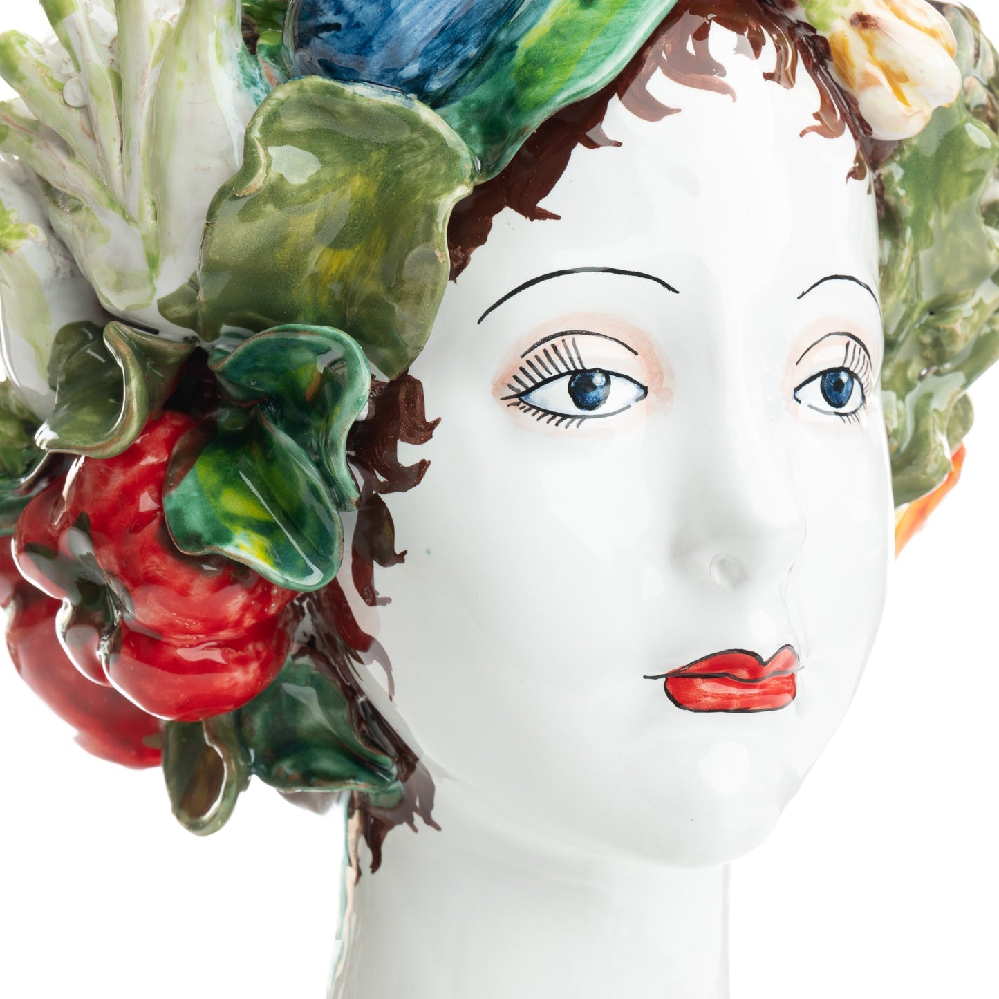 Ceramiche D'arte Dolfi Sculpture with Vegetables, ceramics, pottery, italian design, majolica, handmade, handcrafted, handpainted, home decor, kitchen art, home goods, deruta, majolica, Artisan, treasures, traditional art, modern art, gift ideas, style, SF, shop small business, artists, shop online, landmark store, legacy, one of a kind, limited edition, gift guide, gift shop, retail shop, decorations, shopping, italy, home staging, home decorating, home interiors