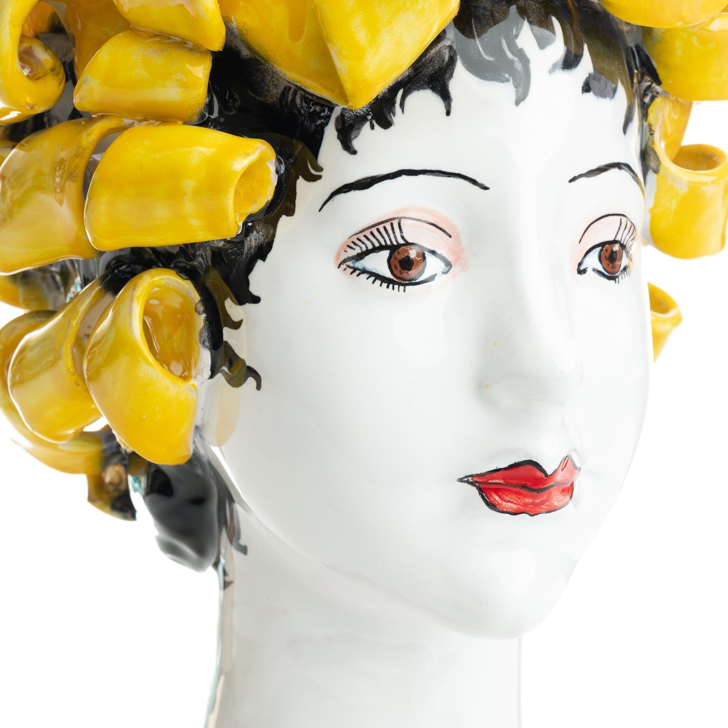 Ceramiche D'arte Dolfi Sculpture with Crown, ceramics, pottery, italian design, majolica, handmade, handcrafted, handpainted, home decor, kitchen art, home goods, deruta, majolica, Artisan, treasures, traditional art, modern art, gift ideas, style, SF, shop small business, artists, shop online, landmark store, legacy, one of a kind, limited edition, gift guide, gift shop, retail shop, decorations, shopping, italy, home staging, home decorating, home interiors