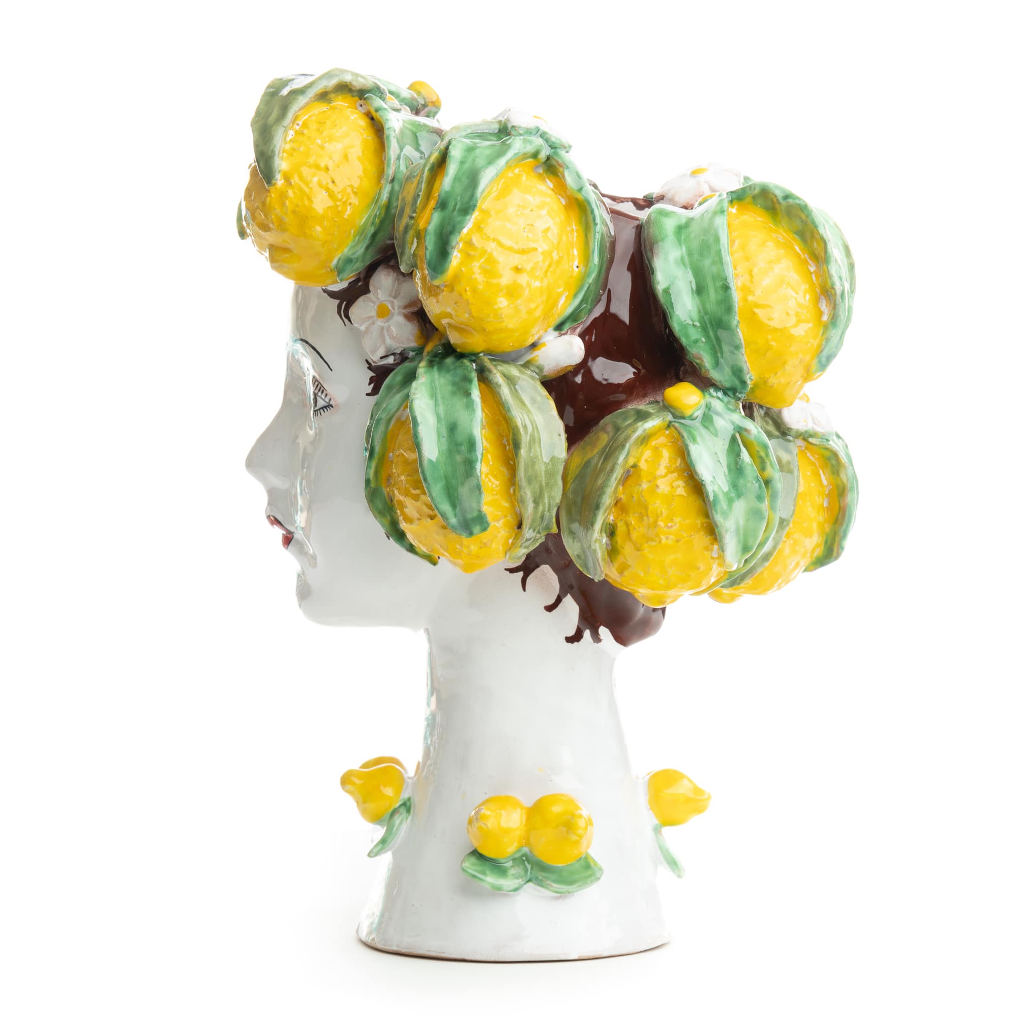 Ceramiche D'arte Dolfi Sculpture with Lemons