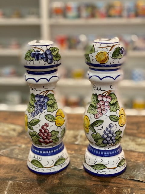 Frutta - Pepper Grinder, ceramics, pottery, italian design, majolica, handmade, handcrafted, handpainted, home decor, kitchen art, home goods, deruta, majolica, Artisan, treasures, traditional art, modern art, gift ideas, style, SF, shop small business, artists, shop online, landmark store, legacy, one of a kind, limited edition, gift guide, gift shop, retail shop, decorations, shopping, italy, home staging, home decorating, home interiors