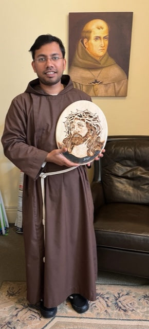 Jesus in Pyrography