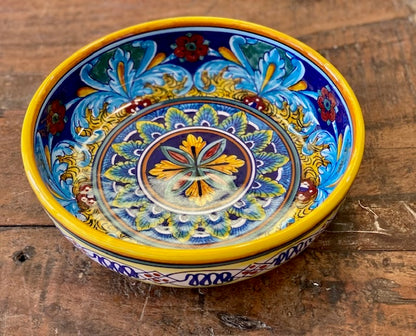 Collectible Majolica Shallow Bowl B-64