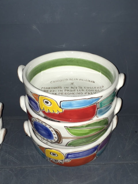 Recipe Bowl Pesto di Pomodoro - Large, ceramics, pottery, italian design, majolica, handmade, handcrafted, handpainted, home decor, kitchen art, home goods, deruta, majolica, Artisan, treasures, traditional art, modern art, gift ideas, style, SF, shop small business, artists, shop online, landmark store, legacy, one of a kind, limited edition, gift guide, gift shop, retail shop, decorations, shopping, italy, home staging, home decorating, home interiors