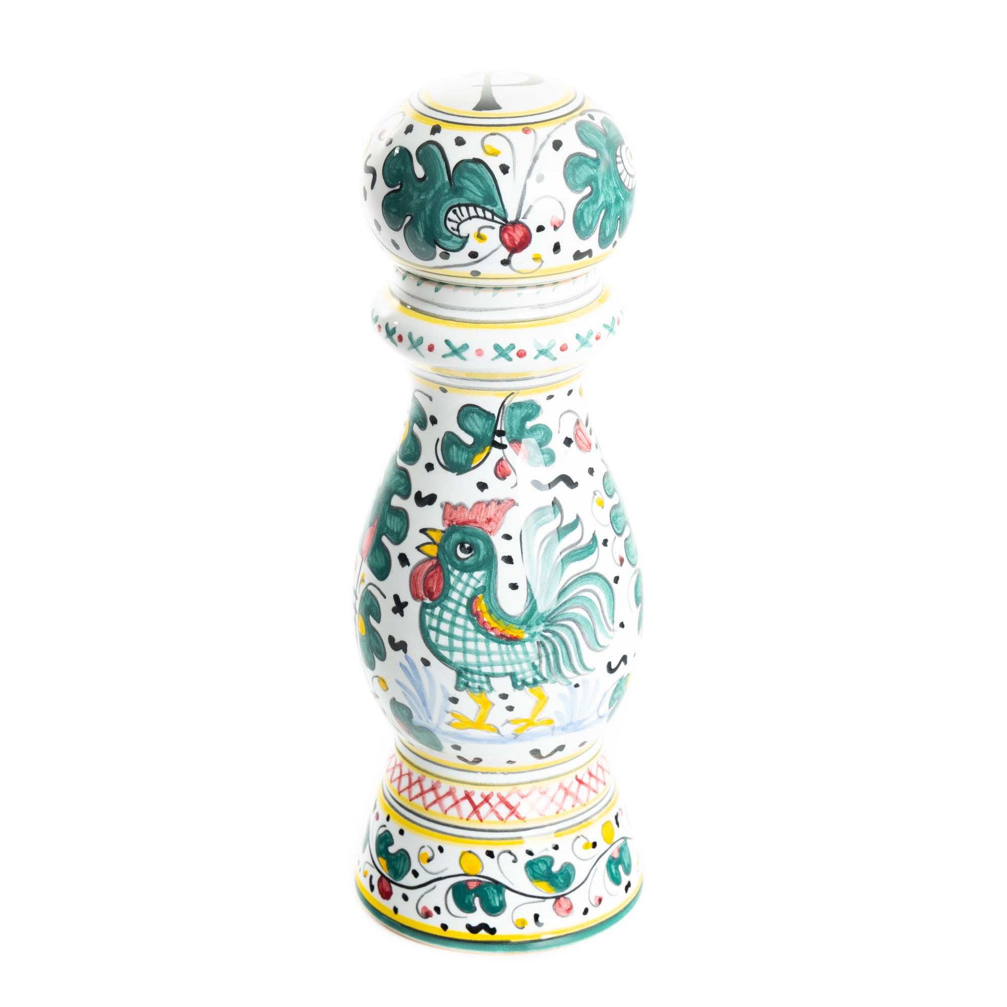 Orvieto - Salt & Pepper Grinder Set, ceramics, pottery, italian design, majolica, handmade, handcrafted, handpainted, home decor, kitchen art, home goods, deruta, majolica, Artisan, treasures, traditional art, modern art, gift ideas, style, SF, shop small business, artists, shop online, landmark store, legacy, one of a kind, limited edition, gift guide, gift shop, retail shop, decorations, shopping, italy, home staging, home decorating, home interiors