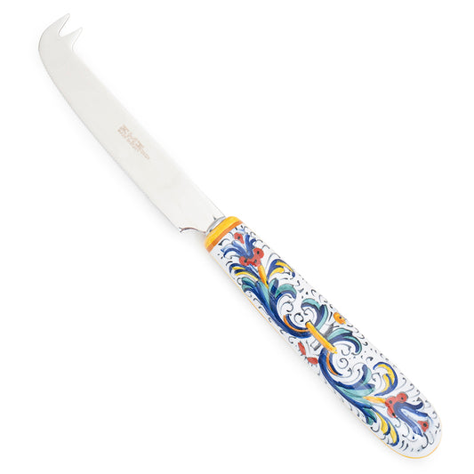 Ricco Deruta - Utensil Cheese Knife with Point, ceramics, pottery, italian design, majolica, handmade, handcrafted, handpainted, home decor, kitchen art, home goods, deruta, majolica, Artisan, treasures, traditional art, modern art, gift ideas, style, SF, shop small business, artists, shop online, landmark store, legacy, one of a kind, limited edition, gift guide, gift shop, retail shop, decorations, shopping, italy, home staging, home decorating, home interiors