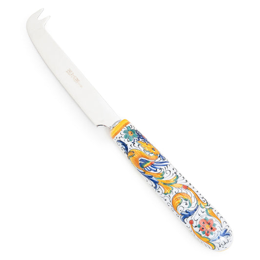 Raffaellesco - Utensil Cheese Knife Point, ceramics, pottery, italian design, majolica, handmade, handcrafted, handpainted, home decor, kitchen art, home goods, deruta, majolica, Artisan, treasures, traditional art, modern art, gift ideas, style, SF, shop small business, artists, shop online, landmark store, legacy, one of a kind, limited edition, gift guide, gift shop, retail shop, decorations, shopping, italy, home staging, home decorating, home interiors