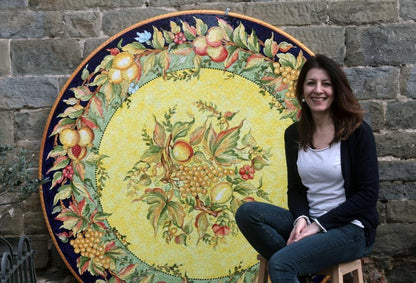 Pia Ricco Deruta Octagonal Dessert Plate