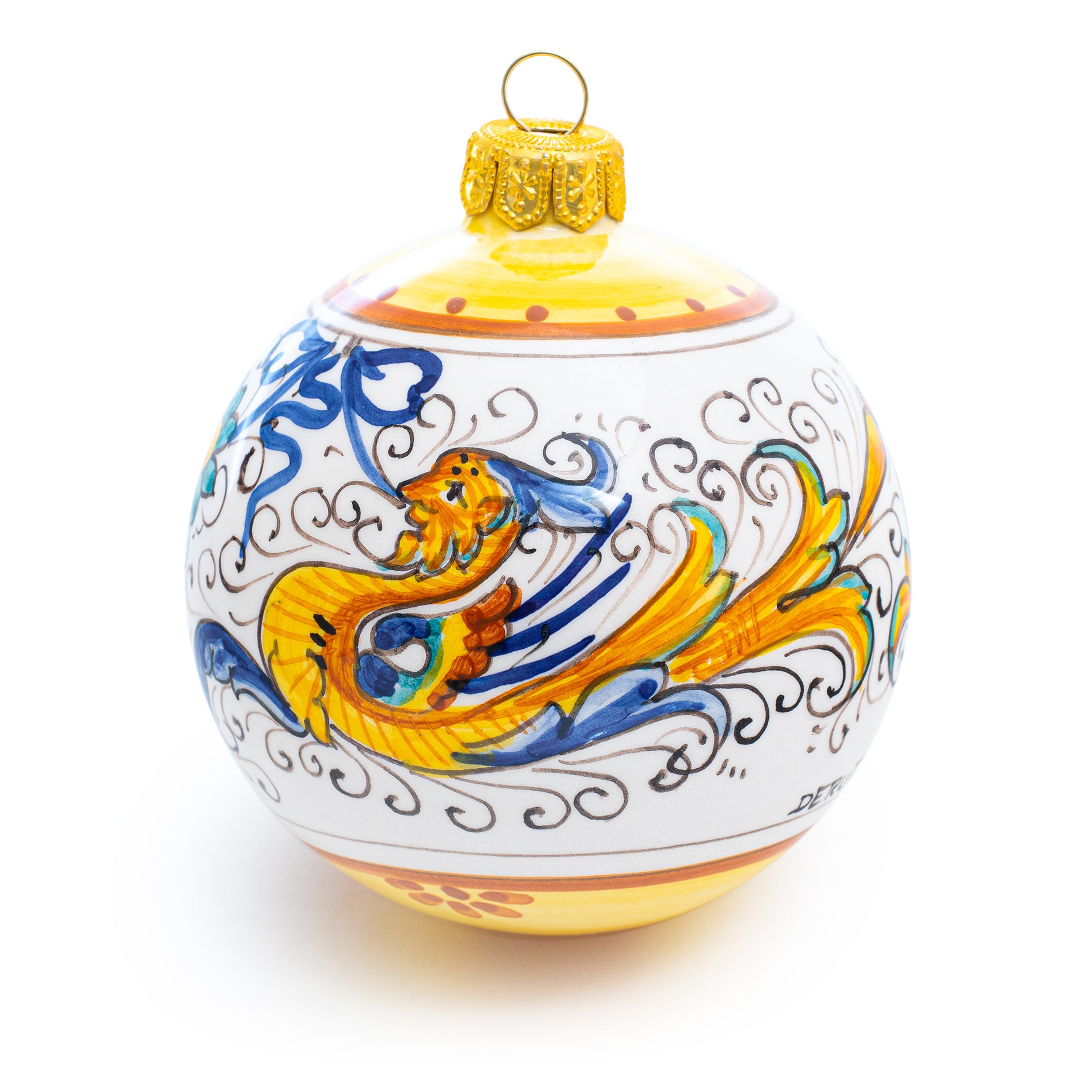 Personalized Pia's Raffaellesco Ornament, ceramics, pottery, italian design, majolica, handmade, handcrafted, handpainted, home decor, kitchen art, home goods, deruta, majolica, Artisan, treasures, traditional art, modern art, gift ideas, style, SF, shop small business, artists, shop online, landmark store, legacy, one of a kind, limited edition, gift guide, gift shop, retail shop, decorations, shopping, italy, home staging, home decorating, home interiors