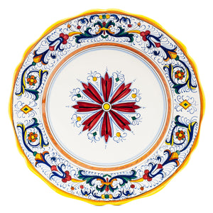 Ricco Deruta: Dinner Plate, Full Design - Set of 8