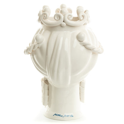 Schittone Modern Regina Moorish Head Blue Eyes, Schittone, ceramics, pottery, italian design, majolica, handmade, handcrafted, handpainted, home decor, kitchen art, home goods, deruta, majolica, Artisan, treasures, traditional art, modern art, gift ideas, style, SF, shop small business, artists, shop online, landmark store, legacy, one of a kind, limited edition, gift guide, gift shop, retail shop, decorations, shopping, italy, home staging, home decorating, home interiors, home decor ideas