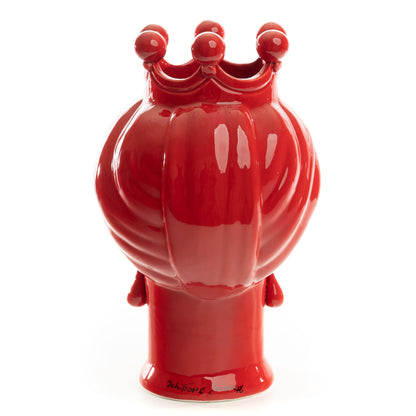 Schittone Modern Regina Moorish Red Head, Small, Schittone, ceramics, pottery, italian design, majolica, handmade, handcrafted, handpainted, home decor, kitchen art, home goods, deruta, majolica, Artisan, treasures, traditional art, modern art, gift ideas, style, SF, shop small business, artists, shop online, landmark store, legacy, one of a kind, limited edition, gift guide, gift shop, retail shop, decorations, shopping, italy, home staging, home decorating, home interiors, home decor ideas